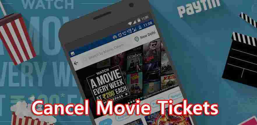 cancel movie tickets on paytm