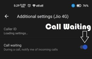 how to activate call waiting